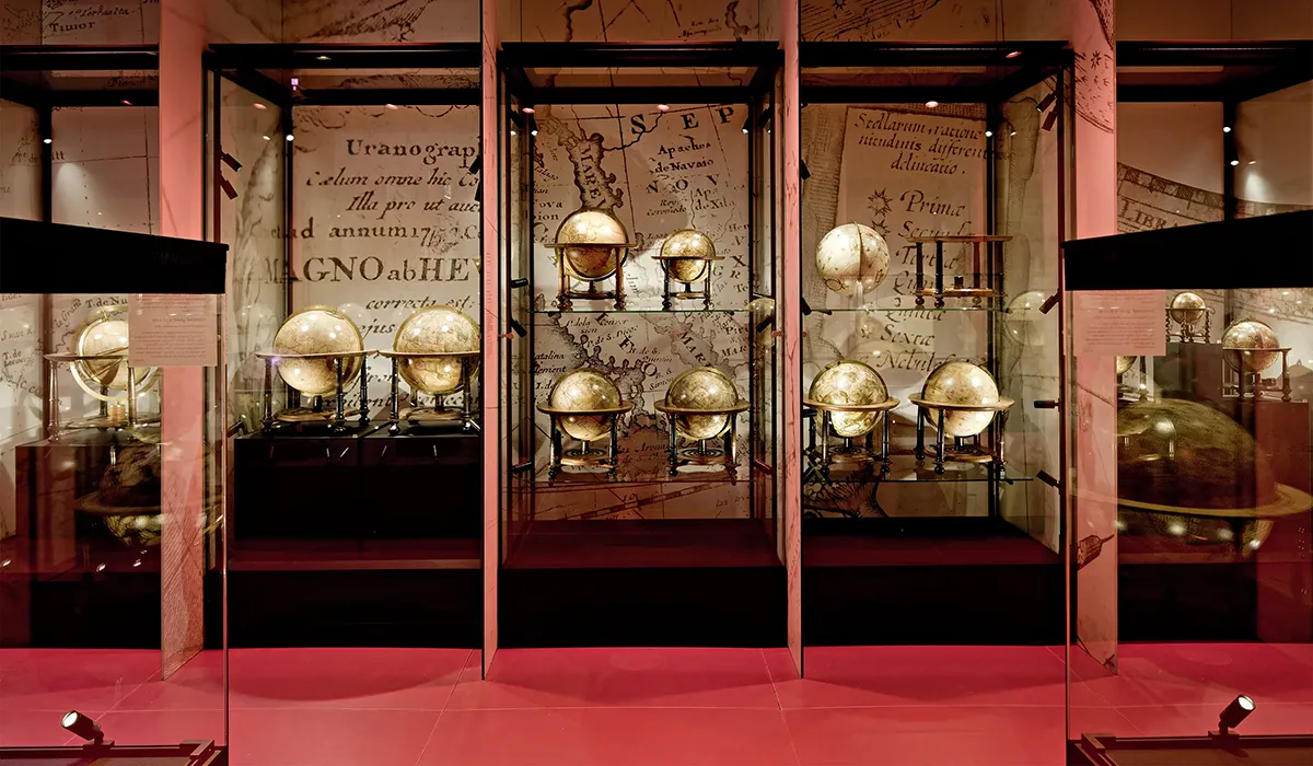 Presentation area at Het Scheepvaart Museum, realised by Hypsos