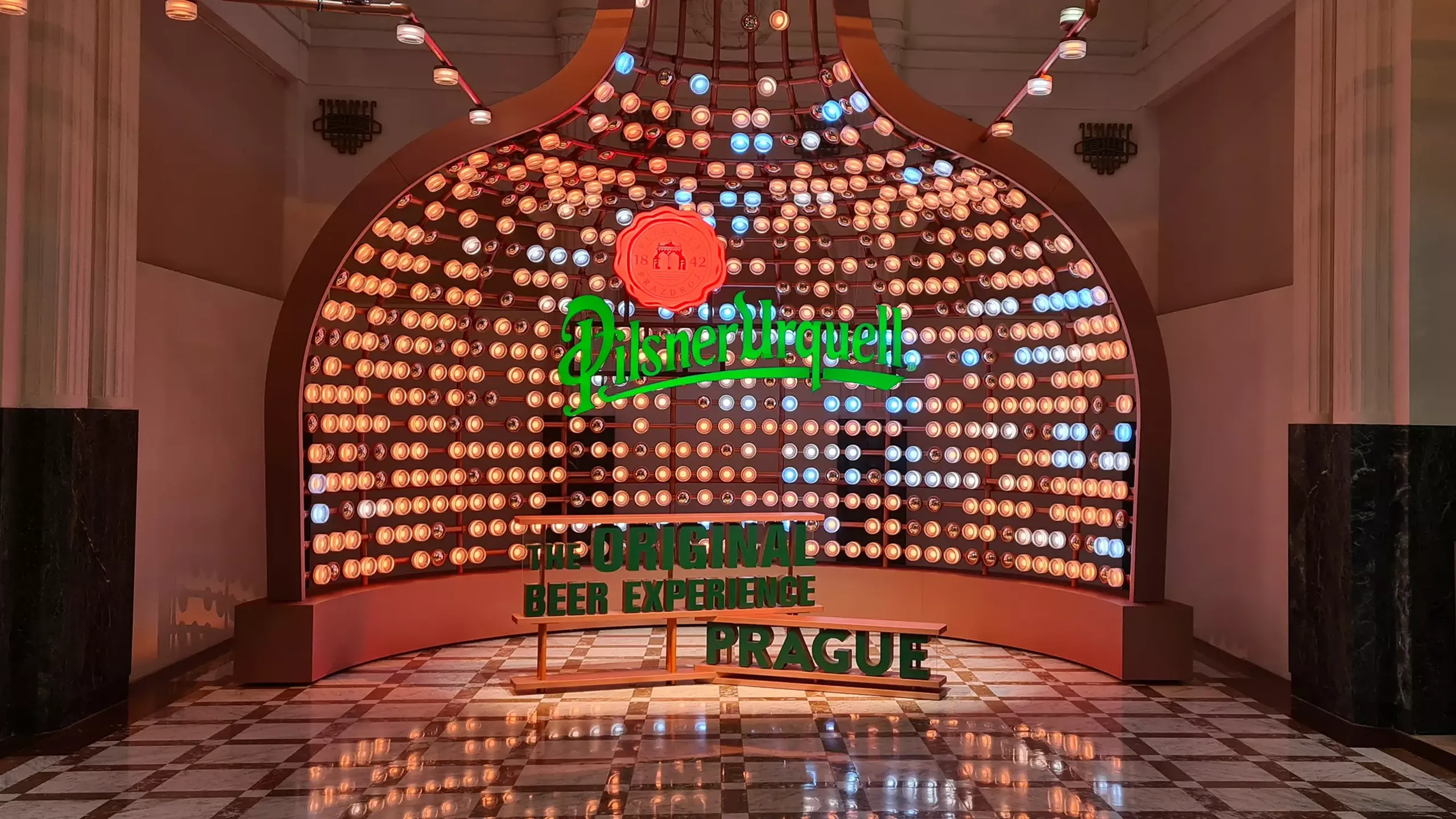 Detail of the Pilsner Urquell experience center realised by Hypsos