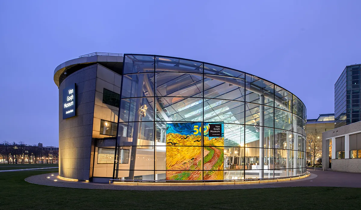 Exterior view of the Van Gogh Museum
