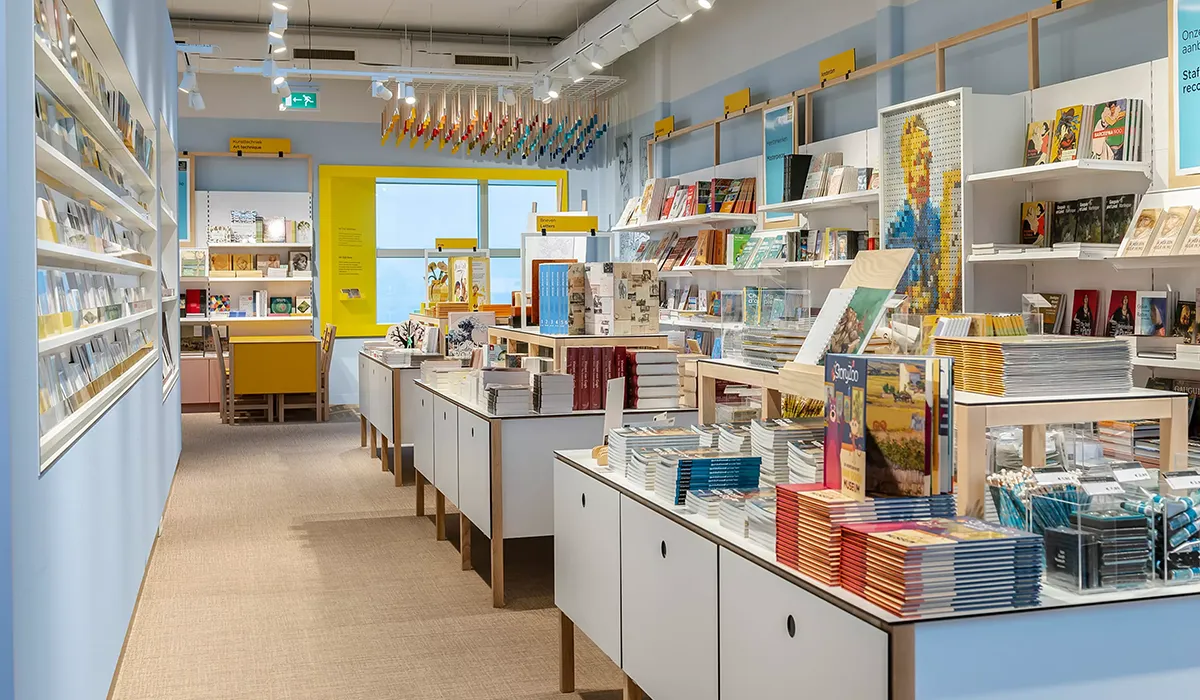 Hypsos overview of colorful museum with creative elements for Van Gogh Museum